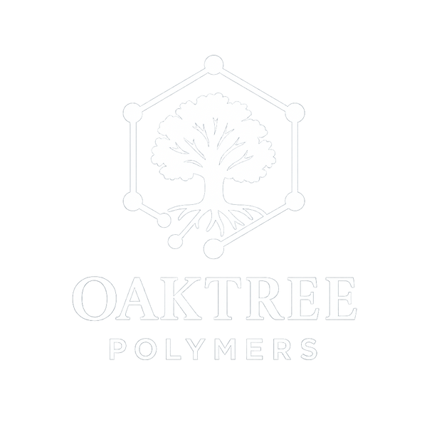 Oaktree Polymers logo with a white background